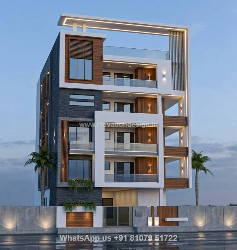 Modern Multi Story Front Design