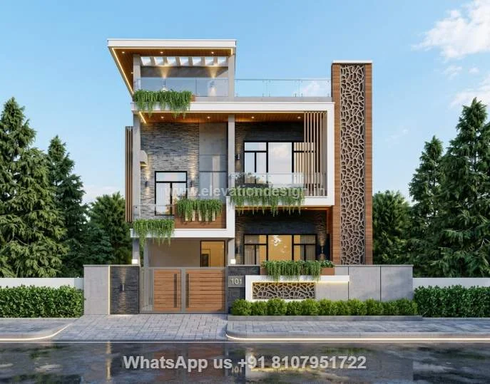 Modern Theme Home Exterior 3d