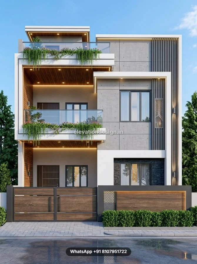 Normal Home 3d Design For Two Floor
