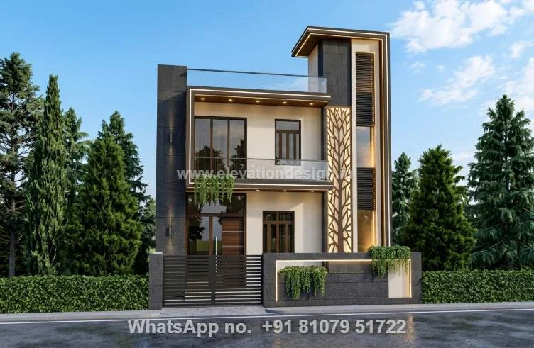 North Facing House Elevation Indian Style