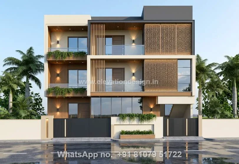 Residential Home Elevation G+2 Floor