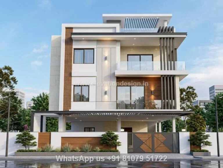 Simple 3 Floor Home Elevation