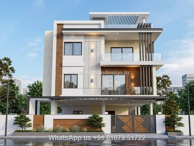 Simple 3 Floor Home Elevation
