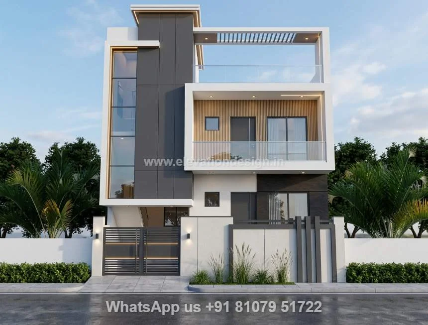 Simple Architecture Exterior Home Elevation