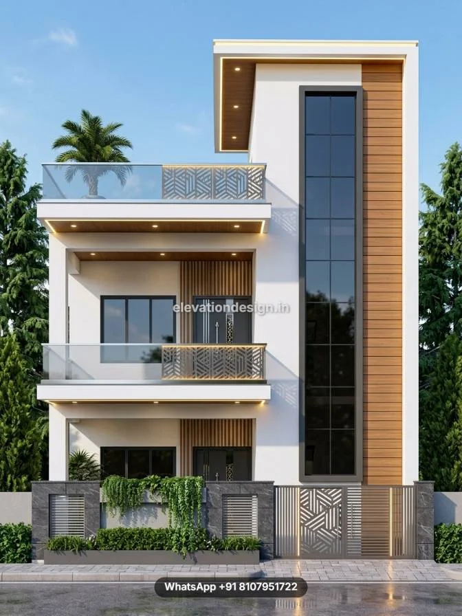 Simple Home Elevation Design For Front Section