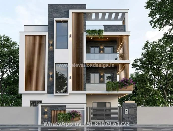 Simple Home Elevation Modern