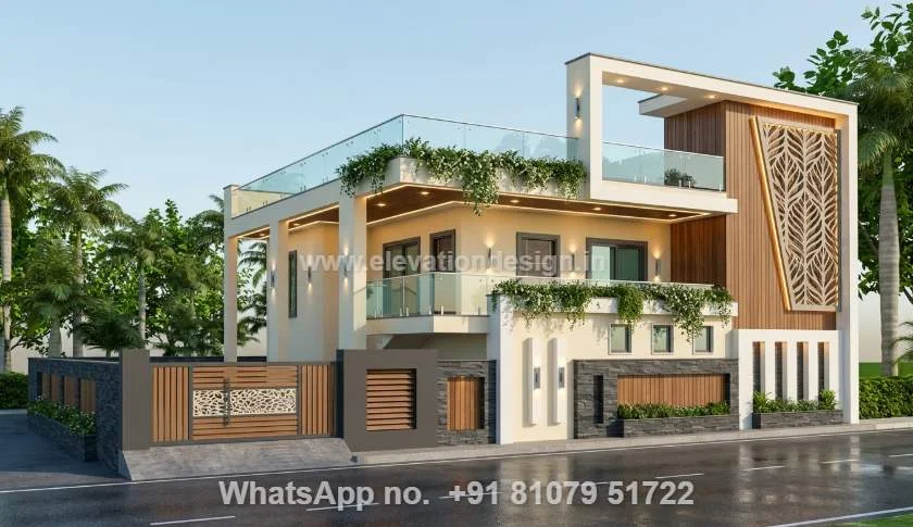 Simple House Front Design For G+1