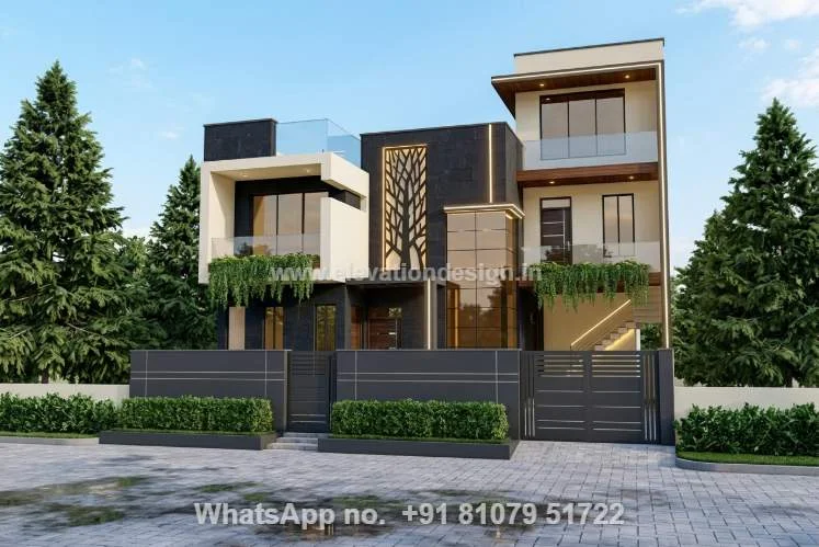 Simple North Facing Home Elevation