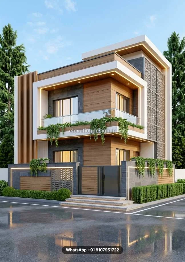 Small Outer Wall Elevation House
