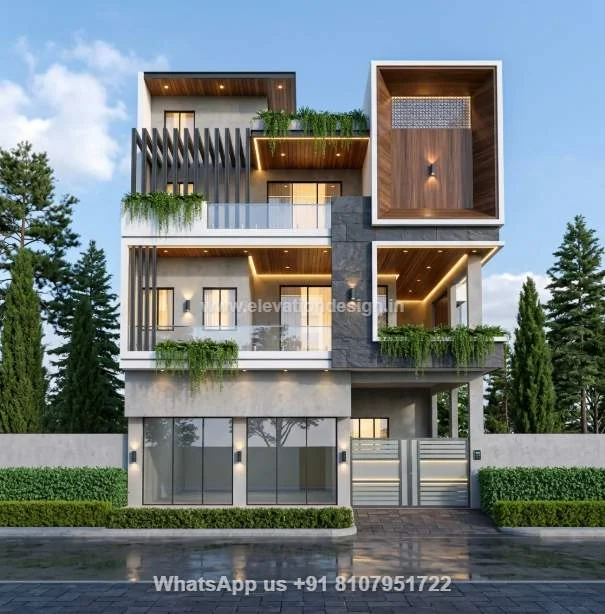 Triple Floor Unqiue Front Design House
