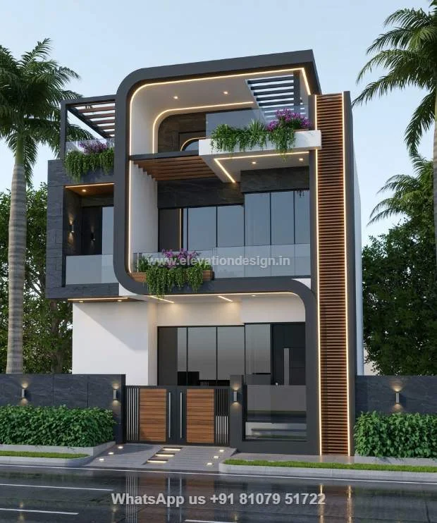 Ultra Modern Elevation 3d Design