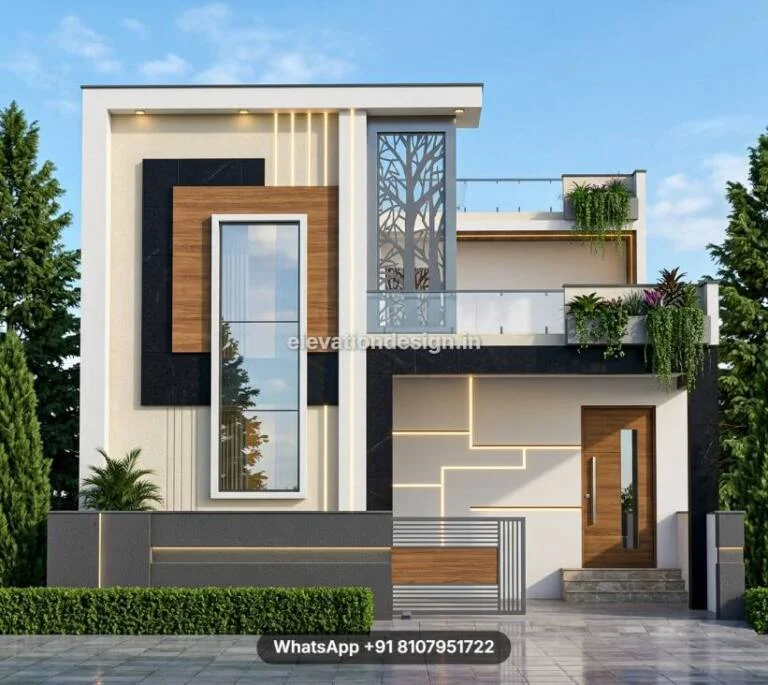 Attractive Premium Duplex House Elevation Design