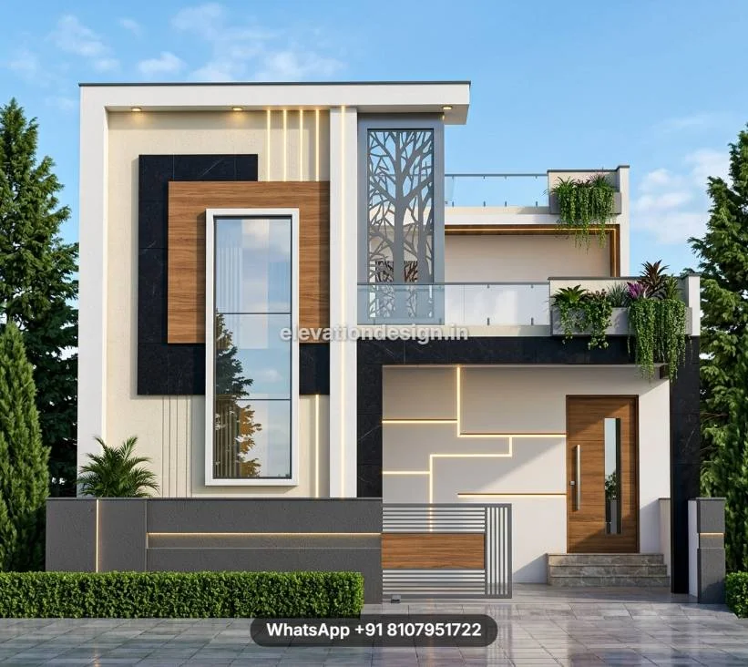 Attractive Premium Duplex House Elevation Design