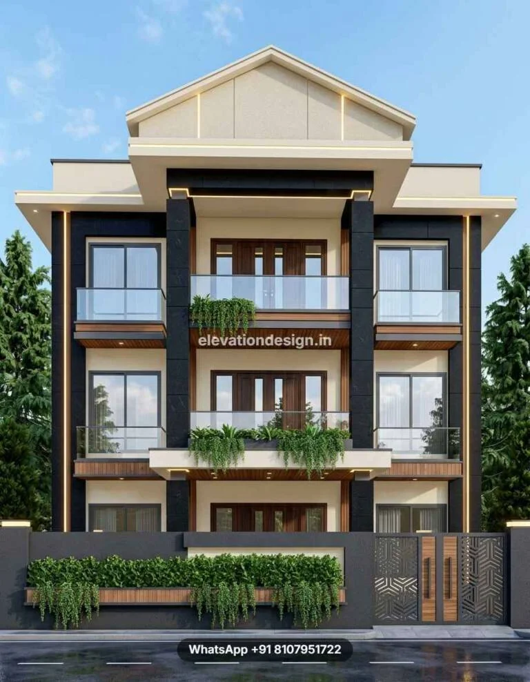 Beautiful Black Stone House With Hut Design