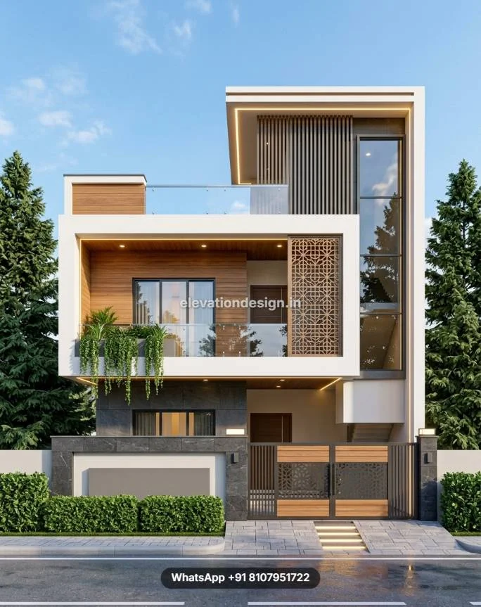 Beautiful G+1 Indian Style Front House
