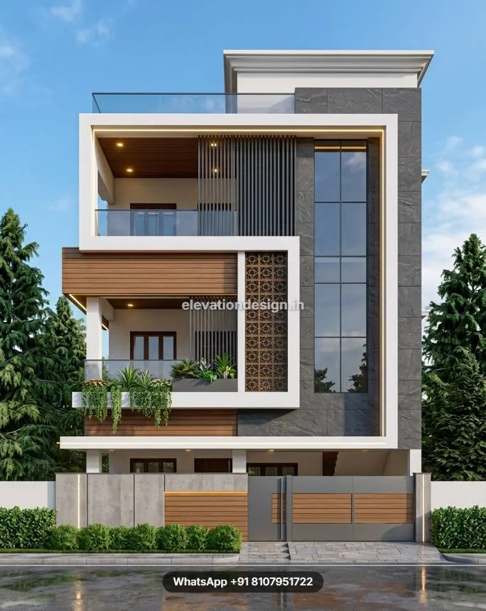 Facade Design For Three Floor Ideas