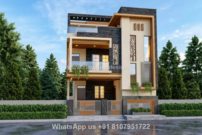 Front Elevation Design With Tiles