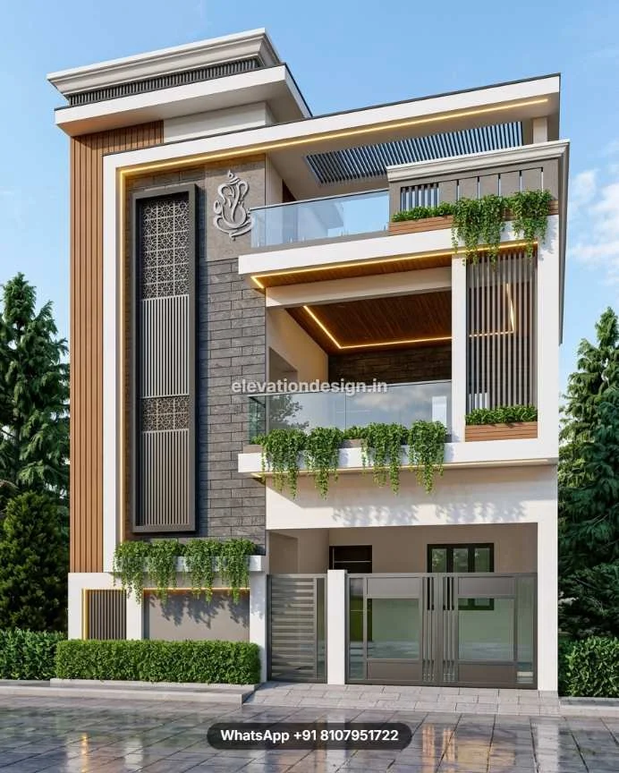 Front G+1 Home Elevation