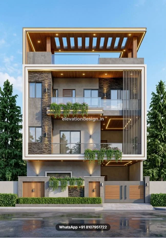 G+2 Floor Exterior Design