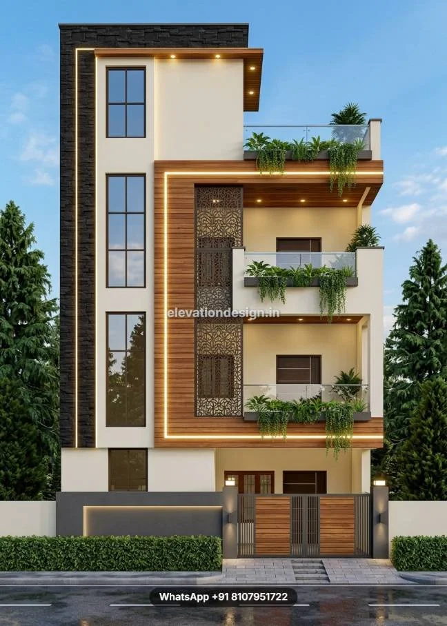 G+2 Home Elevation For Latest  House