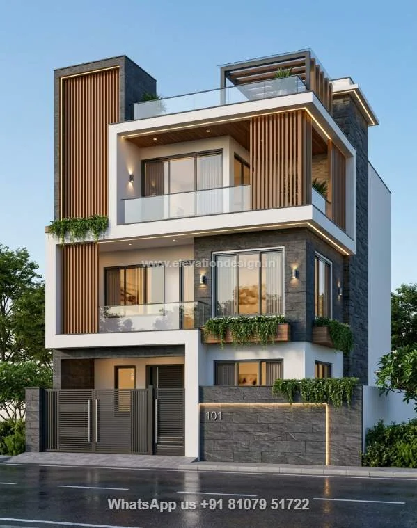 Home Elevation 3 Story Building