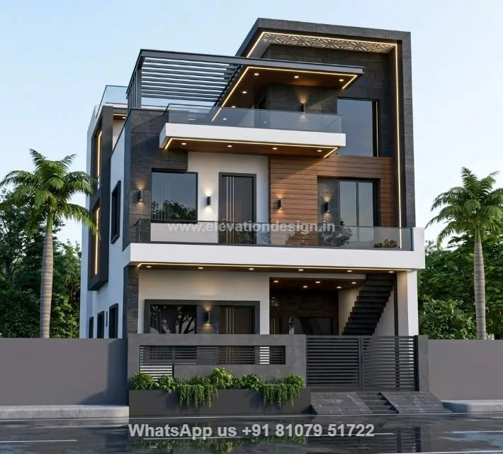 Home Elevation For Modern Style