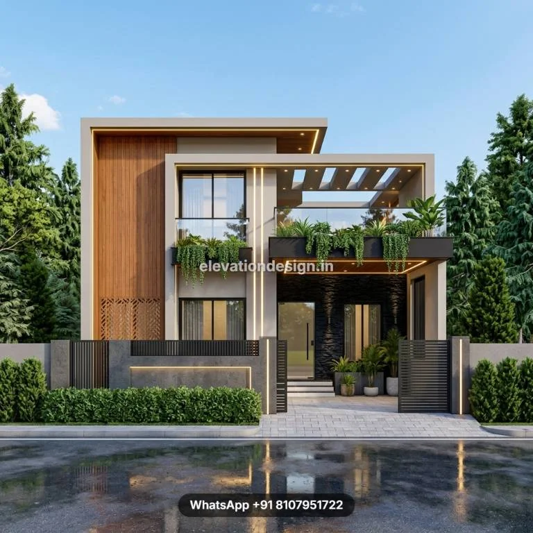 House Design For Duplex Elevation