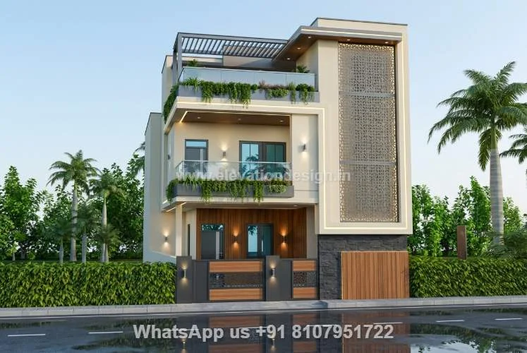 Latest House Design G+2 Building