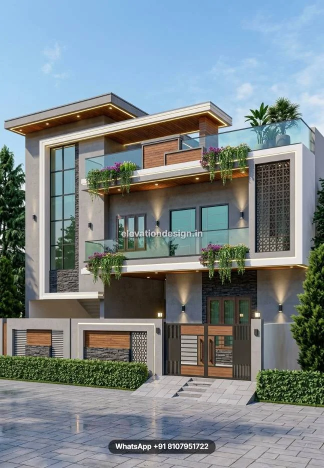 Modern 2 Storey Front Design