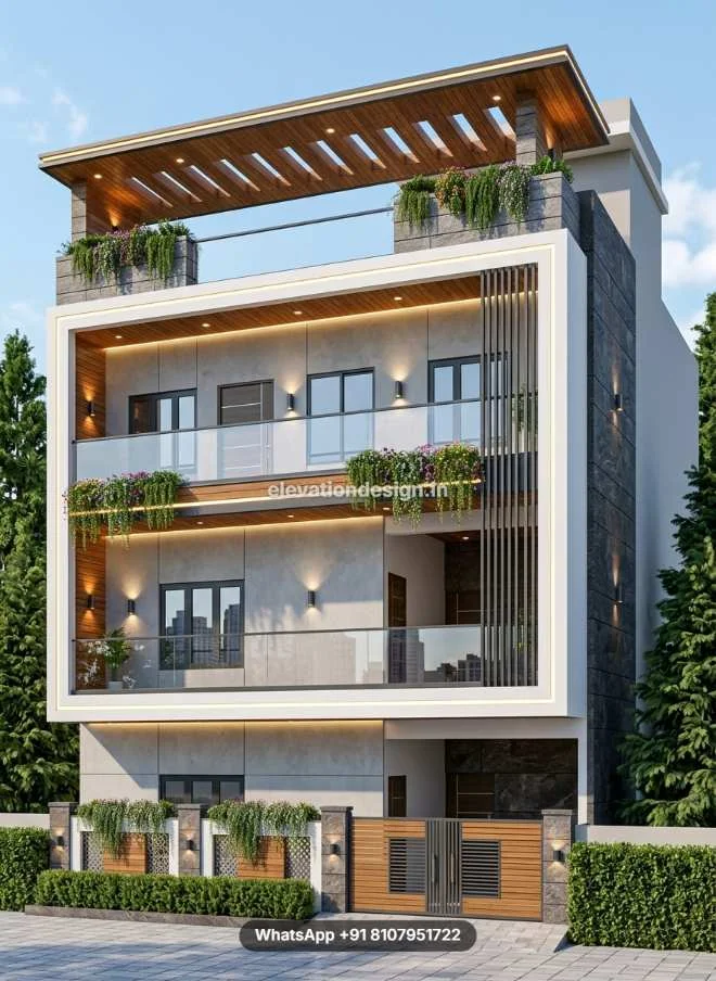 Modern 3 Floor House Design