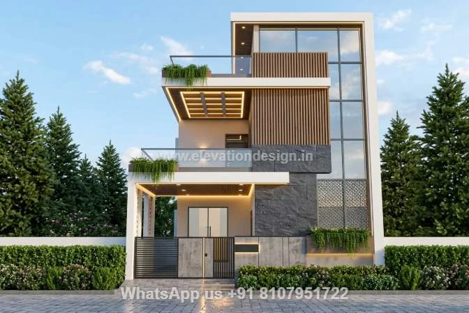 Modern Front Section 3d House