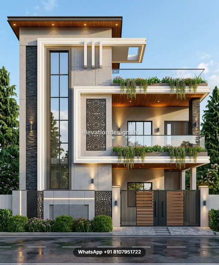 Modern Structural 3d Facad Design 2026 With Balcony