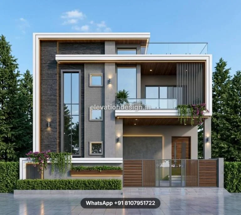 Modern Vastu Compliant 3d Elevation Design For House