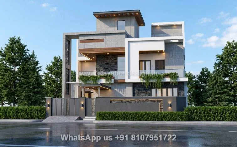 Simple Facade Design Duplex
