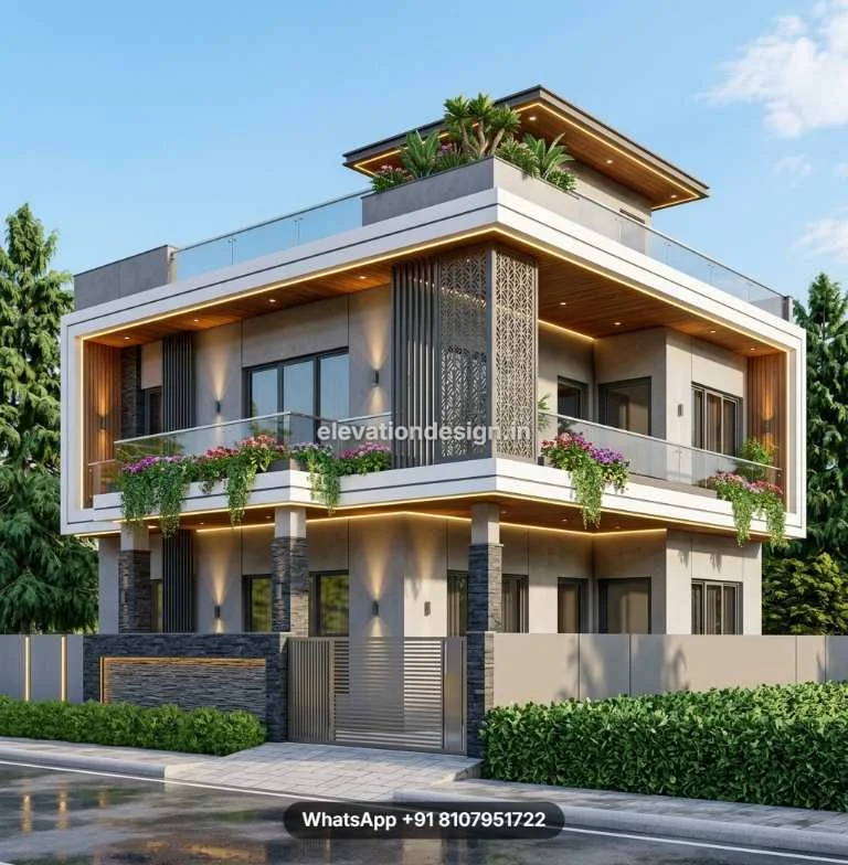 Ultra Modern Elevation Balcony Design