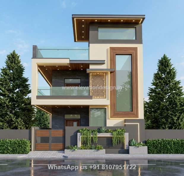 Ultra Modern Glass Front Elevation